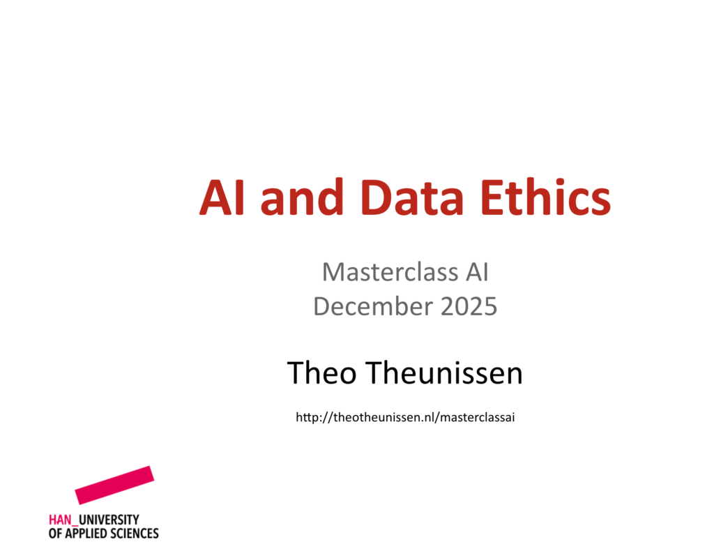 Masterclass AI & Data Ethics